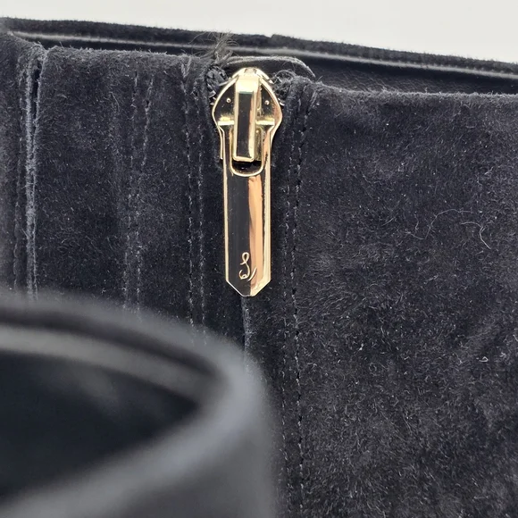 Sam Edelman Codie Booties, Black Suede, Women's Size 6.5 - Picture 3 of 12